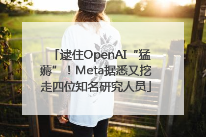 逮住OpenAI“猛薅”！Meta据悉又挖走四位知名研究人员