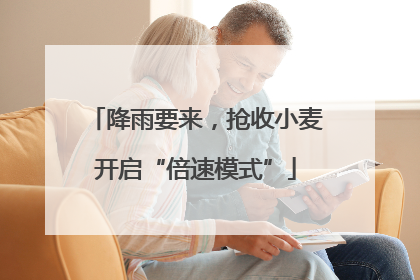 降雨要来，抢收小麦开启“倍速模式”