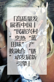 高质量发展看中国丨“民宿兴村”烹热“蓝田味” 产教融合“链”动发展新引擎