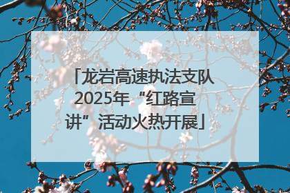 龙岩高速执法支队2025年“红路宣讲”活动火热开展