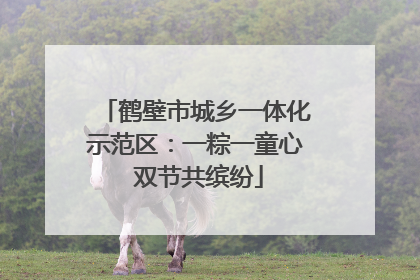 鹤壁市城乡一体化示范区：一粽一童心 双节共缤纷