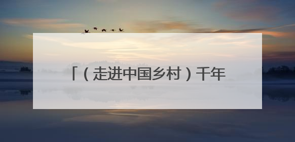 （走进中国乡村）千年元坑镇：旧矿新生融古韵 原味乡俗引客来