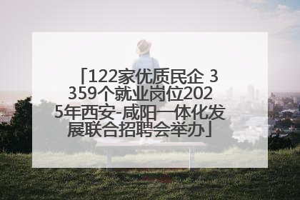 122家优质民企 3359个就业岗位2025年西安-咸阳一体化发展联合招聘会举办