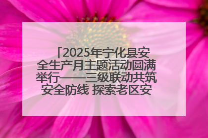 2025年宁化县安全生产月主题活动圆满举行——三级联动共筑安全防线 探索老区安全发展新路径