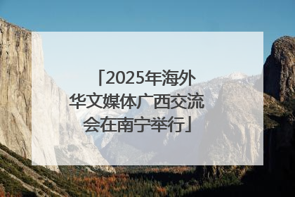 2025年海外华文媒体广西交流会在南宁举行
