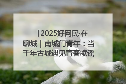 2025好网民·在聊城｜南城门青年：当千年古城遇见青春歌谣 一湖碧水见证的“聊城式浪漫”