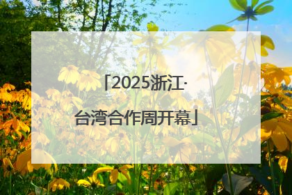 2025浙江·台湾合作周开幕