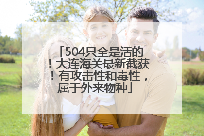 504只全是活的！大连海关最新截获！有攻击性和毒性，属于外来物种